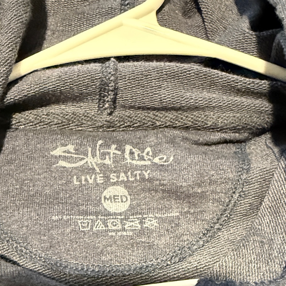Navy Blue Hoodie Medium Young Men’s Salt Life Hoodie - Picture 2 of 13
